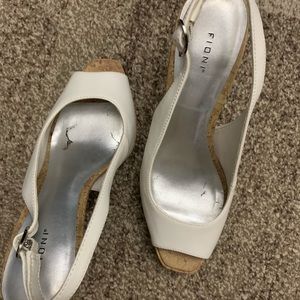 Size 5 heels slightly worn or damaged from storage